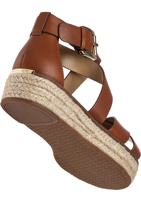 michael kors sandalen hoch|michael kors leather sandals.